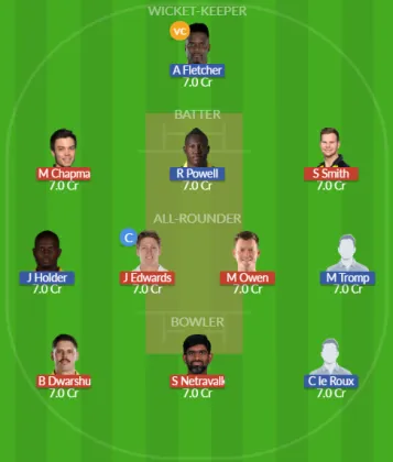 WAS vs LAS SL Team