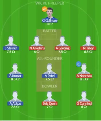 WEY vs BST Dream11 SL Team