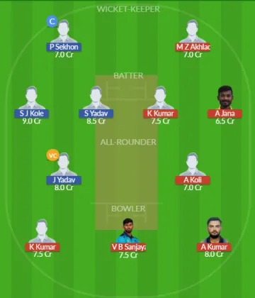 YAW vs AA SL Team