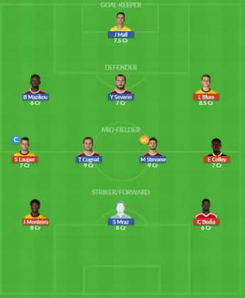 YGB vs SER Dream11 SL Team