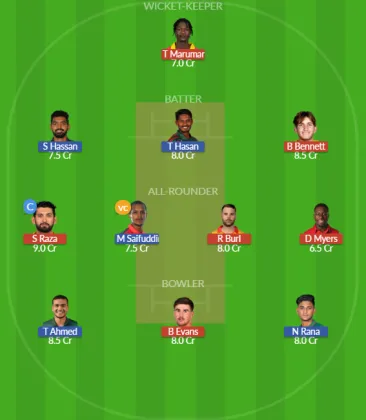 ZIM vs BAN SL Team
